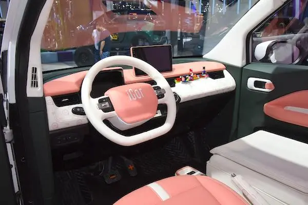 cherry qq electric car interior