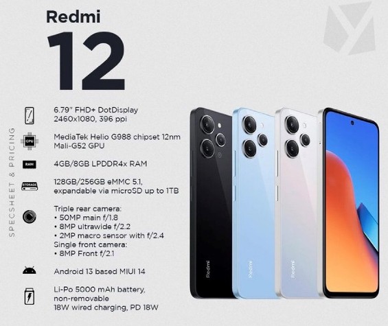 redmi-12-specifications-price-pakistan