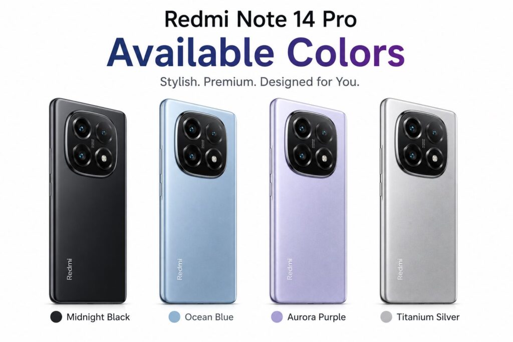 redmi note 14 pro colours