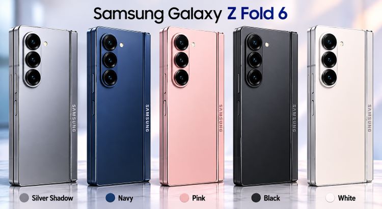 Samsung Galaxy Z Fold 6 colors and design variants
