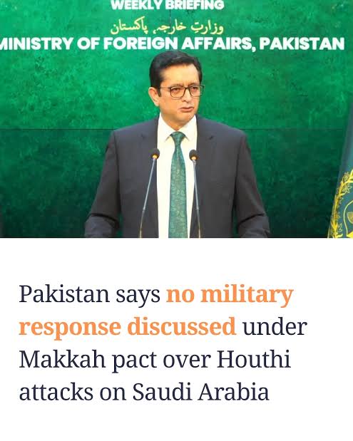 Pakistan Says No Military Response Is Currently Being Discussed