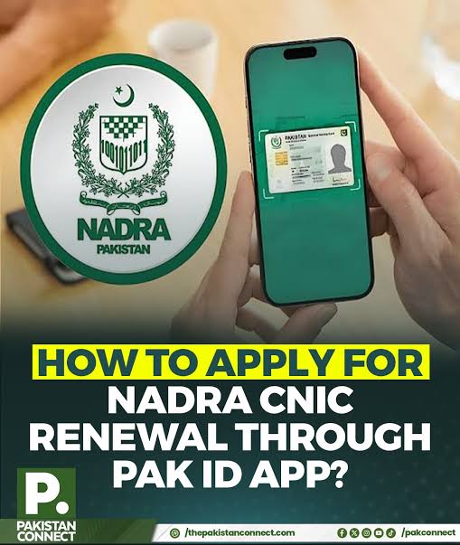 Online CNIC Renewal in Pakistan 2026 – Fee and Process