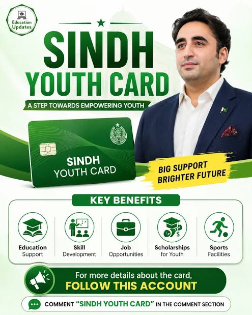 Sindh Youth Card 2026 Apply Online – Eligibility Benefits & Registration