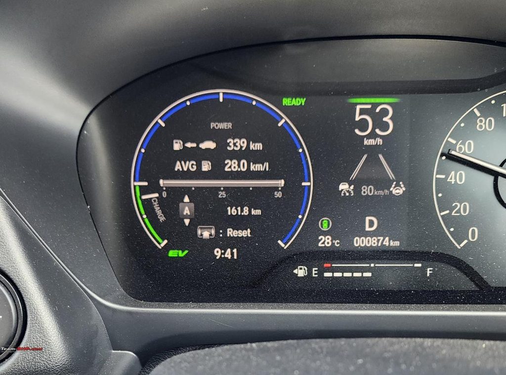 Honda City Hybrid Fuel Average in Real Driving Conditions