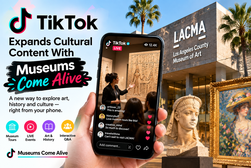 TikTok Expands Cultural Content With Museums Come Alive